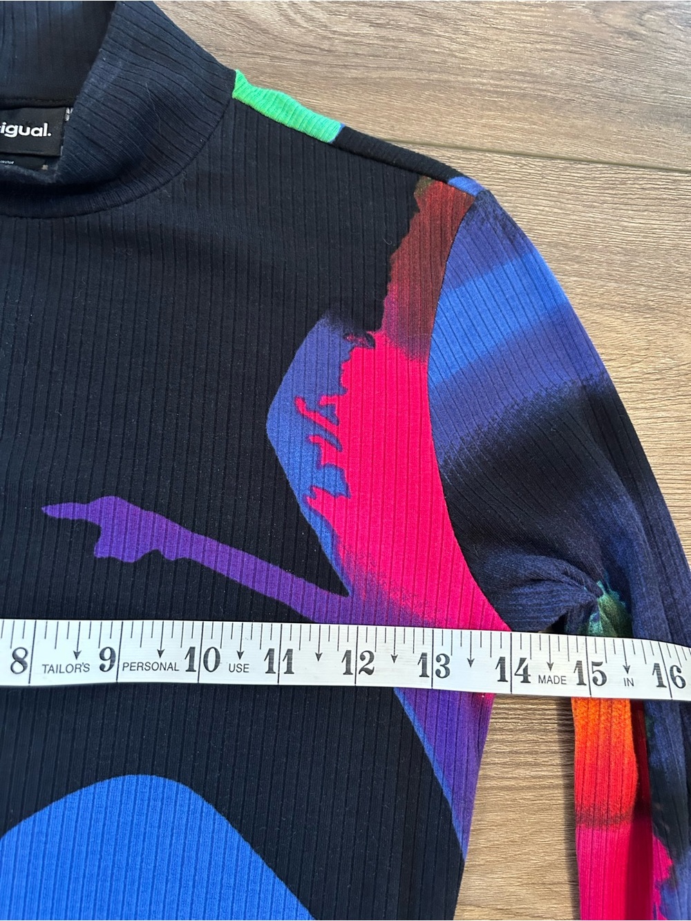 Desigual M Christian Lacroix Abstract Bodycon Midi Dress XS 47” - Picture 5 of 9